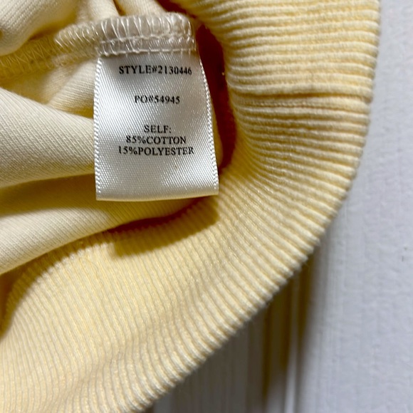 ⭐️⭐️⭐️current air Los Angeles Terry Cloth Cropped Top size small nwot - Picture 5 of 6